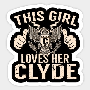 CLYDE Sticker